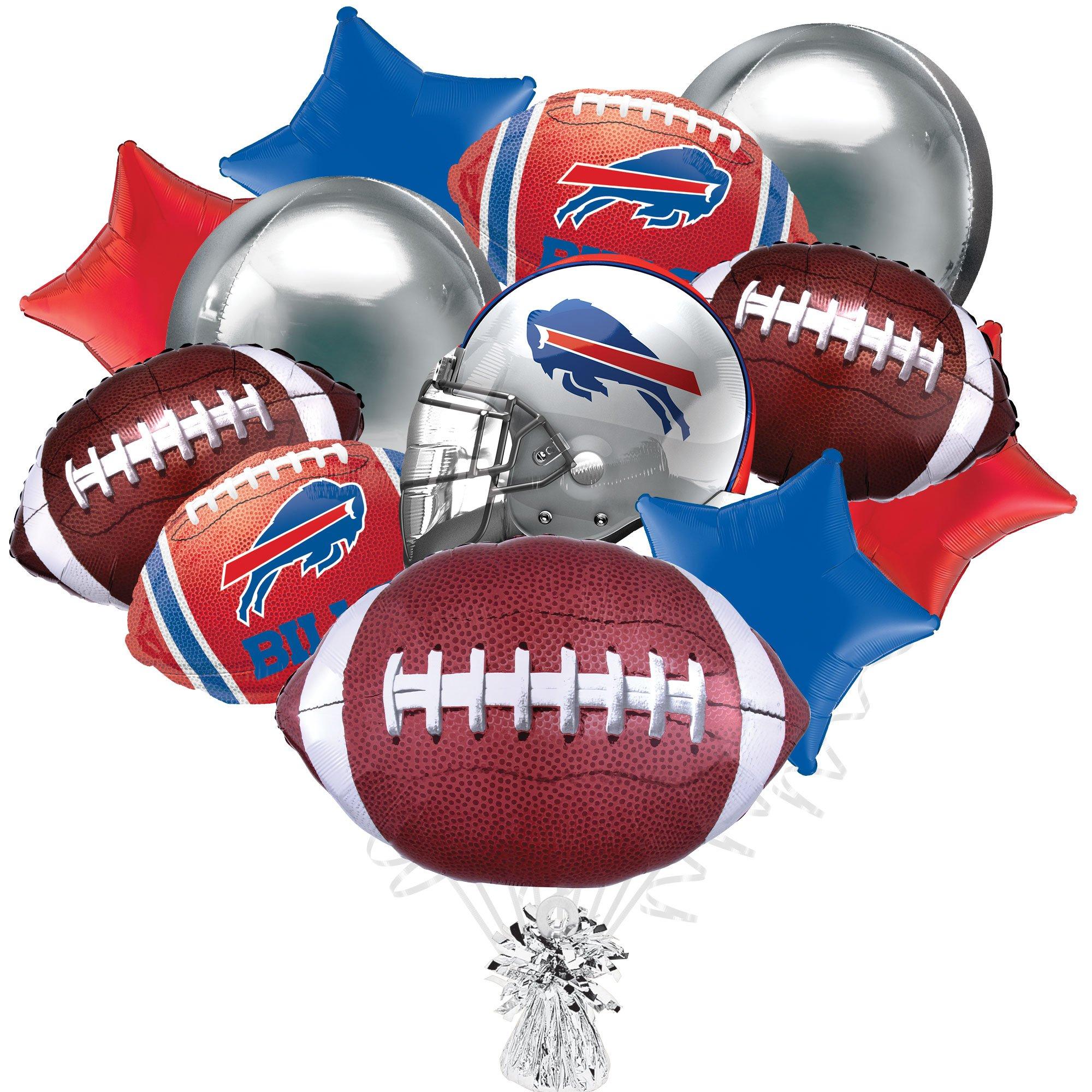 Buffalo Bills Foil Balloon Bouquet